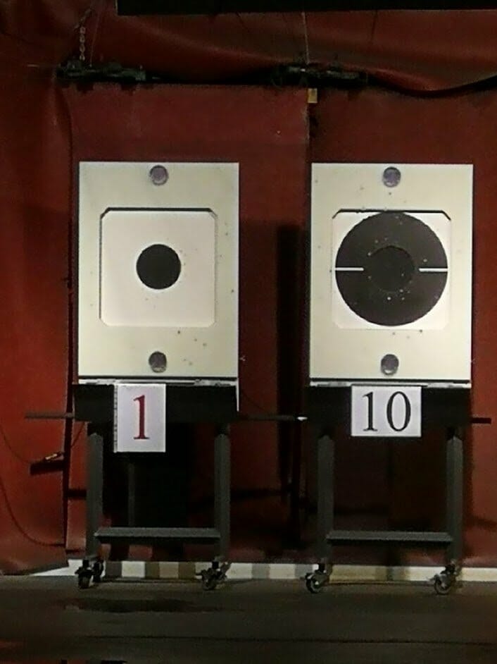 25m precision and rapid fire targets